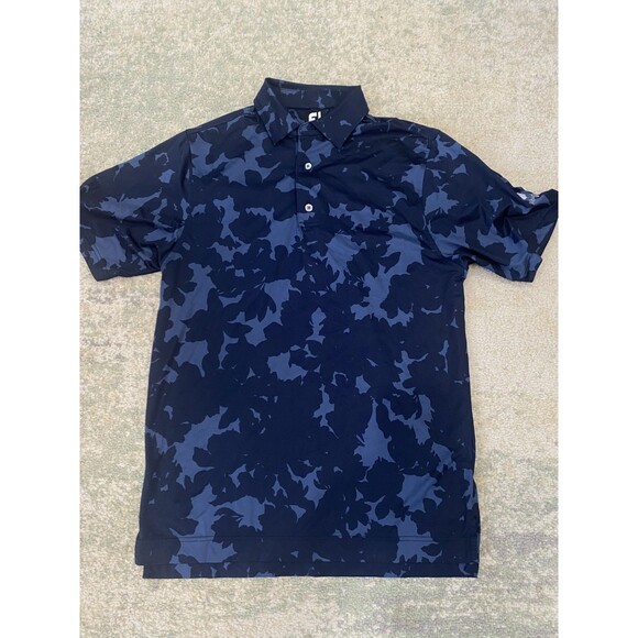 Lot of 3 - Size S - Travis Mathew Foot Joy FJ Wild Pattern Palm Tree Golf Polos - Picture 2 of 14